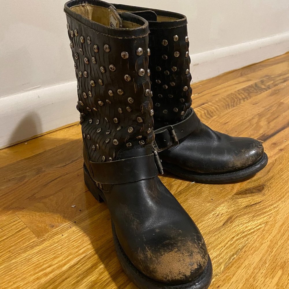 Frye Size 6 Jenna Cut Stud Boots - Not Broken In